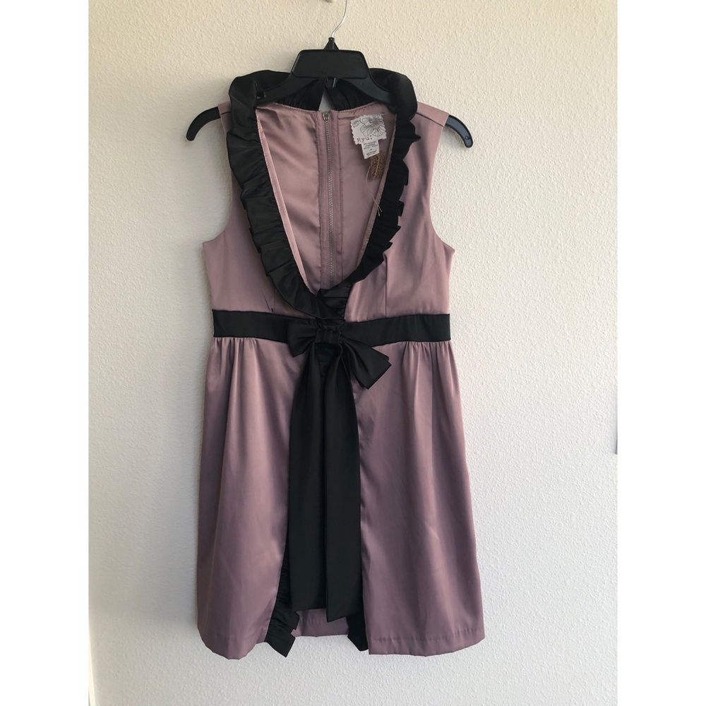 Ryu: purple & black party dress